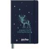 Moleskine Collezione Incantesimi del Mondo Magico Harry Potter Patronum Notebook, Taccuino a Righe con Copertina Rigida Fosforescerente con Risguardi Personalizzati, Formato Large 13 x 21 cm