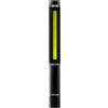 NEBO Lil Larry - Torcia LED Potente Professionale da 250 lumen - Con luce da lavoro COB - Base magnetica con clip da tasca per illuminazione a mani libere - Luce di pericolo,Nero