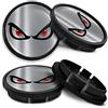 SkinoEu Compatibile con Coprimozzo VW 5G0601171XQI 66mm Copricerchi Tappi Ruota Cerchi Lega Ricambio CR 8