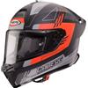 Caberg Casco Moto Integrale Caberg ROXTER COLT Nero Opaco Rosso Flu