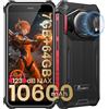 Does not apply F101P Android 13 Smartphone Robusto, 7GB+64GB /1TB Telefono Di Chiamata Robusto