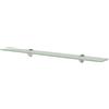 vidaXL Zwevend schap 80x20 cm 8 mm glas