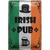 Deko7 Deko 7 - Targa in metallo, 30 x 20 cm, motivo: Irish Pub