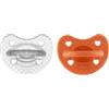 Chicco PhysioForma Set Gommotto Luxe, Ciuccio in Silicone 16-36 Mesi, Morbidi e Delicati, Supportano la Respirazione Fisiologica e Favoriscono il Corretto Sviluppo della Bocca, 2 Pezzi, Bimba