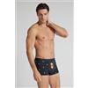 Intimissimi Boxer Cotone Superior Stampa Sub-lime Blu