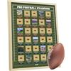 Palettes and Prints Poster da grattare con stadi di calcio, mappa da grattare degli stadi di calcio, traccia il tuo viaggio di calcio, poster di calcio, regalo perfetto per appassionati di calcio e papà, tutti i 30 stadi