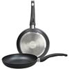 Tognana Set 2 padelle 24+28 cm Copper & Charcoal Grigio