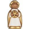 THUN - Re Magio Melchiorre con Oro - Versione Bianca - Statuine Presepe Classico - Ceramica - I Classici