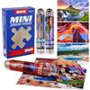 MISITU Confezione da 3 mini puzzle da 150 pezzi per adulti, piccoli puzzle da montagna e lago