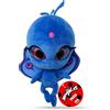 Miraculous Ladybug - Kwami Mon Ami Duusu, peluche per bambini da 24 cm, peluche morbidissimo con occhi in resina, brillantini e lucentezza, cuciture dettagliate (Wyncor)
