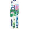 Jordan* ® | Step 2 Spazzolino da denti per bambini da 3 a 5 anni | Setole morbide, doppio manico ergonomico e senza BPA | Colore Blu | Confezione da 2 unità