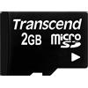 Transcend - Scheda di memoria flash - 2 GB - microSD