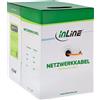 InLine® Cavo LAN Cat.6, 250MHz, S/FTP (PiMf), CU, AWG23, HalogenFree, 100m