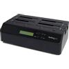 StarTech.com Duplicatore di dischi rigidi a 4 baie da USB 3.0 / eSATA a SATA - Duplicatore HDD 1:3 - Clonatore di dischi rigidi autonomo - Duplicatore di dischi rigidi - 4 baie (SATA-300) - per P/N: SVA12DN4NEUA