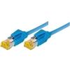 Tecline Cavo patch S/FTP, PiMF, Cat 6a, blu, 15,0 m Per 10 Gigabit/s, senza alogeni, con cavo Draka e connettori Hirose TM31 (denominazione precedente S/STP) (72215B)