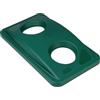 Rubbermaid FG269288GRN Coperchio Rubbermaid Slim Jim per bottiglie, verde