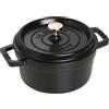 Staub Cocotte Staub, 20 cm nera rotonda in ghisa La Cocotte 40509-487-0