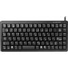 CHERRY Compact-Keyboard G84-4100 - Tastatur - PS/2, USB - Deutsch - Schwarz