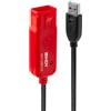 LINDY Hub di estensione attivo USB 2.0 Pro 4 porte 12 m