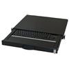 Aixcase AIX-19K1UKDETB-B aixcase 19" Rack 1U Tastatur DE Trackball PS2&USB schwarz
