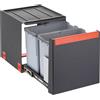 Franke SORTER CUBE 40, a 2 vie con contenitore 2 x 14 litri,