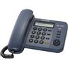 Panasonic KX-TS580GC - Telefono con cavo con visualizzazione del chiamante/funzione di avviso di chiamata - blu scuro