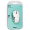 Logitech LGT-M187W, ambidestro, ottico, senza fili RF, 1000 DPI, bianco
