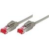 Tecline Cavo patch S/FTP, PiMF, Cat 6, grigio, 50,0 m senza alogeni, con cavo Draka e spine Hirose TM21 (precedente designazione S/STP) (71850)