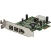 StarTech.com Scheda adattatore PCI Express FireWire 2b 1a 1394 a basso profilo - 3 porte