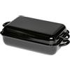 Riess Padella Riess con coperchio 32x22cm smalto nero