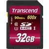 Transcend - Scheda di memoria flash - 32 GB - Classe 10 - SDHC UHS-I