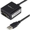 StarTech Adattatore da USB 2.0 a seriale StarTech.com FTDI - Convertitore di interfaccia da USB a RS232 / DB9 (COM) - Maschio / Maschio 1,8 m - Adattatore seriale - USB - RS-232 - Nero