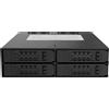 Icy Dock Backplane IcyDock 4x6,3cm SATAI-III/SAS in 1x5,25" HDD/SSD