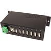 EXSYS Hub USB 2.0 EXSYS, metallo, 7 porte (EX-1177HMV) (15.06.0107)