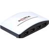 Delock Hub esterno Delock USB 3.0 a 4 porte con alimentatore