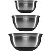 Brabantia Ciotola Brabantia in acciaio nero opaco, set di 3 1+1,6+3L