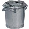Sonstige Bidone per rifiuti Sulo 35L M.maniglia zincata a caldo A.lamiera d'acciaio H.530/D.335Mm