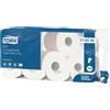 Tork 9x Tork® 110316 Carta igienica premium - 3 veli, extra morbida, con rilievo decorativo, bianco brillante, 8 rotoli