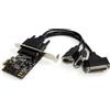 StarTech.com Scheda seriale/parallela PCI Express 2S1P con cavo di ripartizione