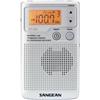 SANGEAN Sangean Electronics Sangean DT-250, AM, FM, MW, 87,5 - 108 MHz, 520 - 1710 kHz, 4 Ohm, 3,49 cm (1,38"), Argento
