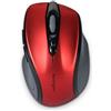 Kensington Pro Fit Mid-Size - Mouse - Destrimano - Ottico - Senza fili - 2,4 GHz - Ricevitore senza fili (USB) - Rosso rubino