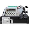 DeLOCK 5,25 Mobile Rack per 1 x 2,5 + 1 x 3,5 SATA HDD + 2 x porte USB3.0 - Rack di archiviazione mobile - 6,4 cm, 8,9 cm (2,5
