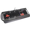 A4 Tech A4Tech G800V, tastiera CZ, da gioco, resistente all'acqua di tipo cablato (USB), nero