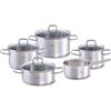 Fissler Viseo Set, Bratentopf, Kochtopf, Stielkasserolle, Edelstahl, 5-tlg
