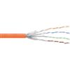 InLine Cavo patch InLine® Cat.6 S/FTP (PiMf), arancione, AWG27, PVC, CU, 100m