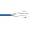 InLine Cavo patch InLine® Cat.6 S/FTP (PiMf), blau, AWG27, PVC, CU, 100m