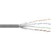 InLine Cavo patch InLine® Cat.6 S/FTP (PiMf), grigio, AWG27, PVC, CU, 100m