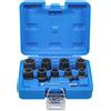 BGS technic BGS Set di chiavi a bussola a profilo elicoidale / estrattore di viti con attacco quadro 12,5 mm (1/2") SW 10 - 19 mm 10 pezzi - 5266
