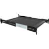 StarTech.com Scaffale rack ventilato estensibile 2U - 22,7 kg - Scaffale rack per armadi server 19 - Nero - Rack - Scaffale - 1U - 48,3 cm (19") - per P/N: RK1233BKM, RK2433BKM, RK2537BKM, RK3236BKF, RK4236BKB, RK4242BK24, RK4242BK30