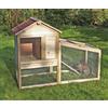 Kerbl Nagerhaus Freetime (Farbe Natur, L x B x H 140 x 65 x 100, mit Auslauf)